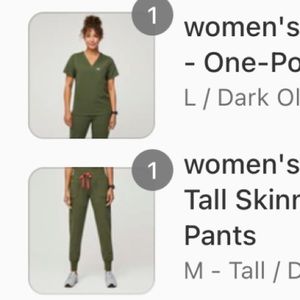 Dark olive figs Mtall Nepal jogger L Catarina top.